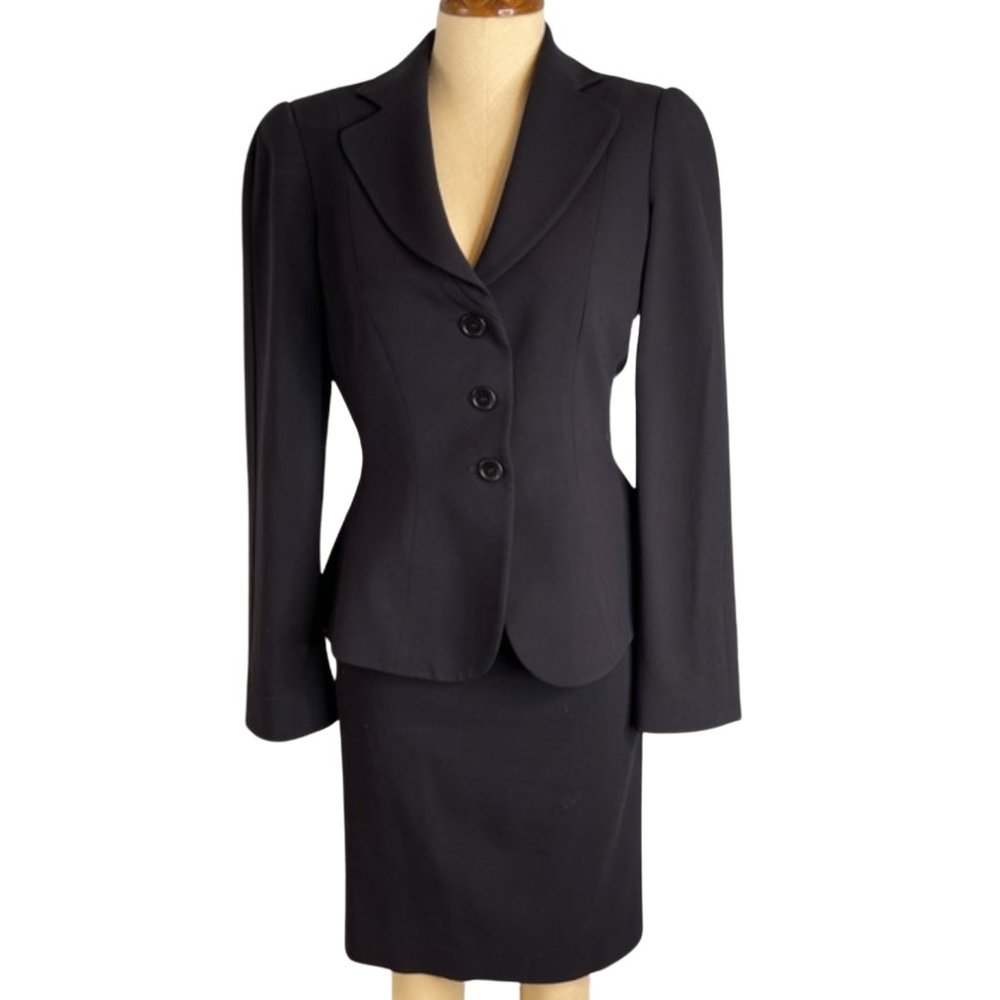 Armani Collezioni 100% Wool 2 Piece Suit / Skirt Combo Size 6